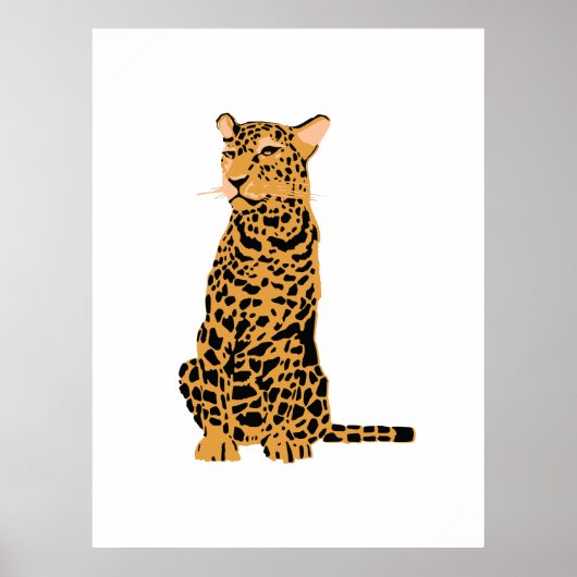 Leopard Poster (Vorne)