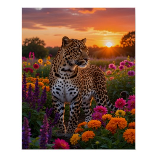 Leopard Poster (Vorderseite)