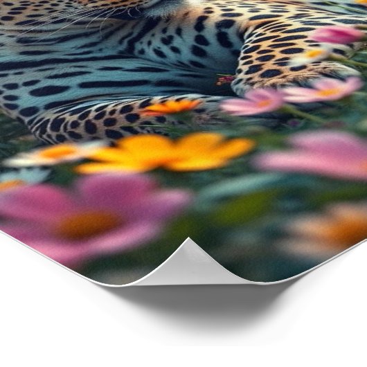 Leopard Poster (Ecke)