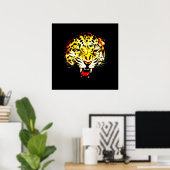 Leopard Poster Print - Leopard Eyes Poster (Heimbüro)