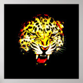 Leopard Poster Print - Leopard Eyes Poster (Vorne)