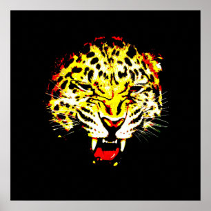 Leopard Poster Print - Leopard Eyes Poster