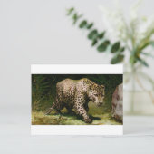 Leopard Postkarte (Stehend Vorderseite)