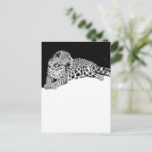 Leopard Postkarte (Stehend Vorderseite)