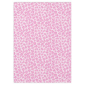 Leopard Preppy Pink Line - Rezept Poster Tischdecke (Vorderseite)