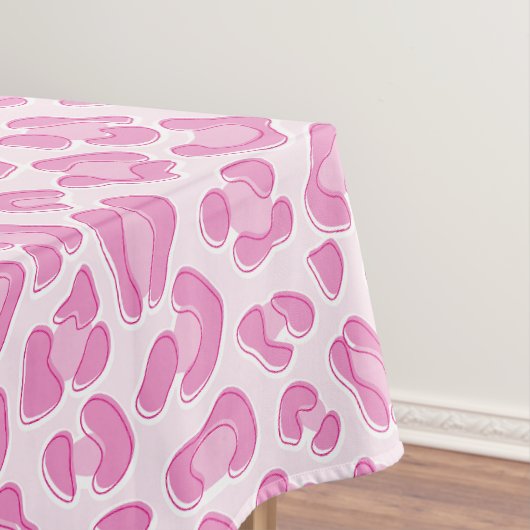 Leopard Preppy Pink Line - Rezept Poster Tischdecke (Beispiel)