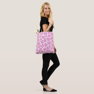 Leopard Preppy Pink Line Tasche