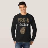 Leopard Preschool Teacher Cute Prek Back to School T-Shirt (Vorne ganz)