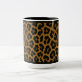 "LEOPARD PRINT" - 15 OZ. COFFEE MUG ZWEIFARBIGE TASSE (Mittel)