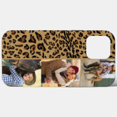 Leopard Print 3 Vertikales Foto braun Case-Mate iPhone Hülle (Rückseite (Horizontal))