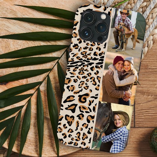 Leopard Print 3 Vertikales Foto Natural Case-Mate iPhone Hülle