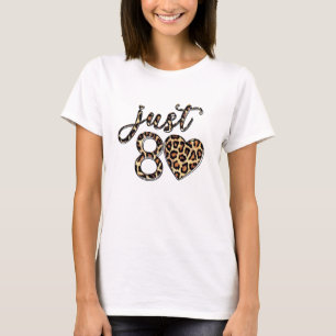 Leopard Print 80. Geburtstag T - Shirt