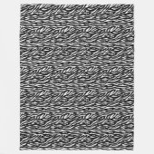 Leopard Print Accent Fleecedecke (Vorderseite)