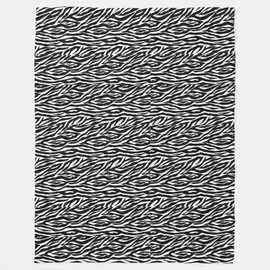 Leopard Print Accent Fleecedecke (Vorderseite)