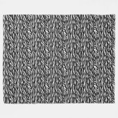 Leopard Print Accent Fleecedecke (Vorderseite (Horizontal))