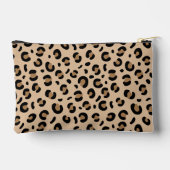 leopard print accessory bag, leopard print makeup zubehörtasche (Rückseite)