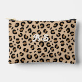 leopard print accessory bag, leopard print makeup zubehörtasche (Vorderseite)