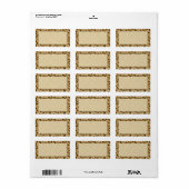 Leopard Print Address Labels Adressaufkleber (Vorne)