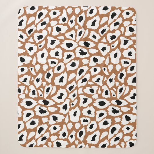 Leopard Print: African Animal Design. Sherpadecke (Vorderseite)