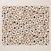 Leopard Print: African Animal Design. Sherpadecke (Vorderseite (Horizontal))