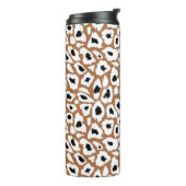 Leopard Print: African Animal Design. Thermosbecher (Nach links gedreht)