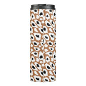 Leopard Print: African Animal Design. Thermosbecher (Rückseite)