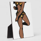 leopard print afrikanisches Button Fotoplatte (Seite)