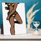 leopard print afrikanisches Button Fotoplatte (Seite)