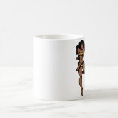 leopard print afrikanisches Button Kaffeetasse (Mittel)