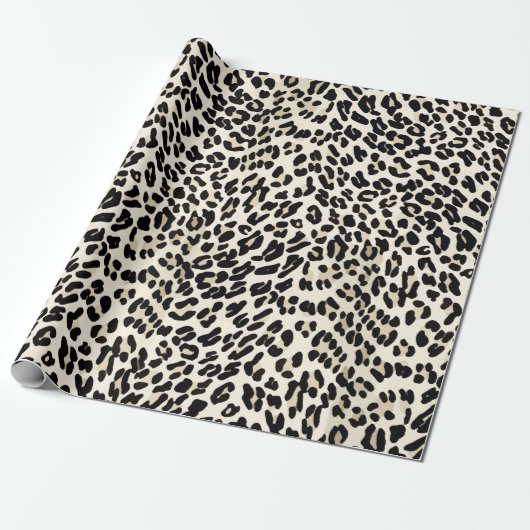 Leopard Print All-Occasion Specialty Gift Wrap Geschenkpapier (Ungerollt)