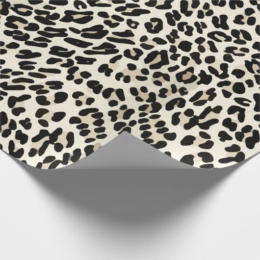 Leopard Print All-Occasion Specialty Gift Wrap Geschenkpapier (Ecke)