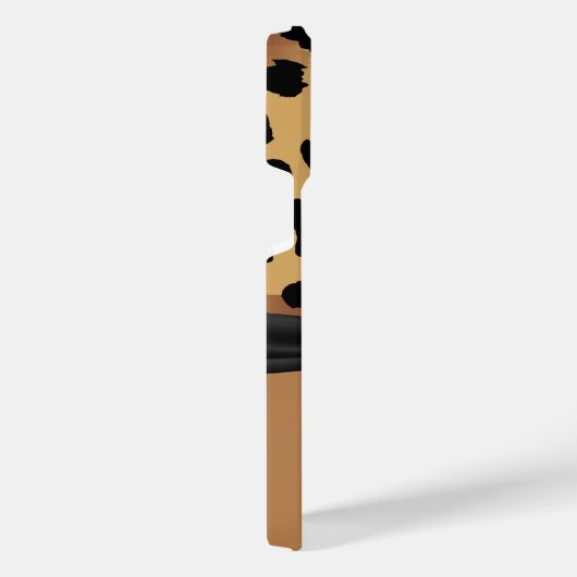 Leopard Print and Bow iPhone Hülle (Rechte Seite)