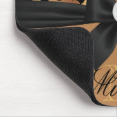 Leopard Print and Bow Mousepad (Ecke)