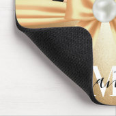 Leopard Print and Bow Mousepad (Ecke)