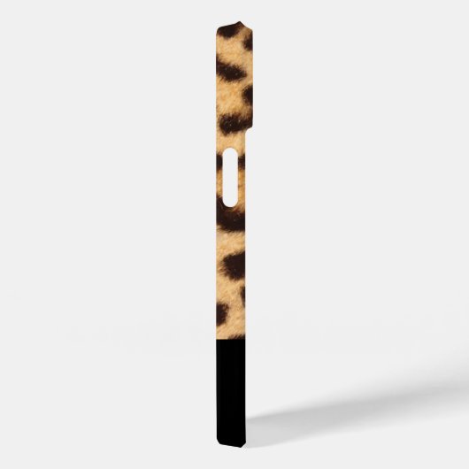 Leopard Print Animal Futter Personalisierter Name Case-Mate iPhone Hülle (Rückseite / Rechts)