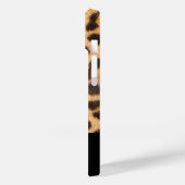 Leopard Print Animal Futter Personalisierter Name Case-Mate iPhone Hülle (Rückseite / Links)