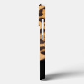 Leopard Print Animal Futter Personalisierter Name Case-Mate iPhone Hülle (Rückseite / Links)