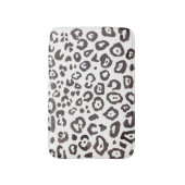 Leopard Print Animal Muster Bath Mat Badematte (Vorderseite Vertikal)