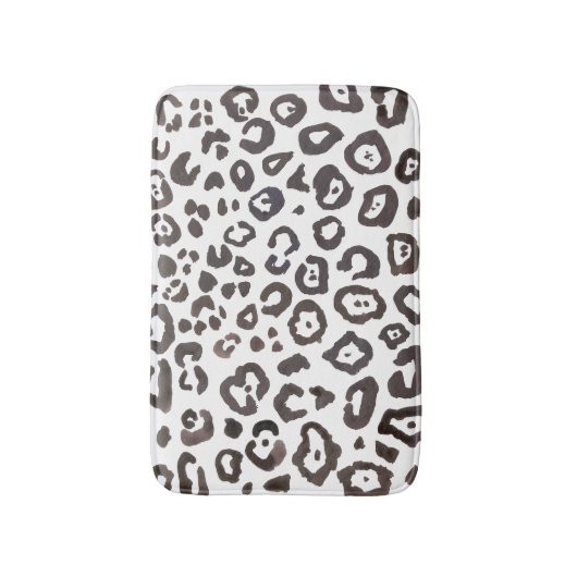 Leopard Print Animal Muster Bath Mat Badematte (Vorderseite Vertikal)