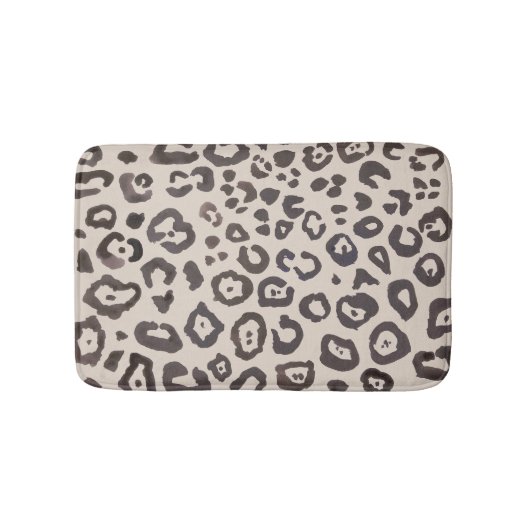 Leopard Print Animal Muster Bath Mat Badematte (Vorderseite)