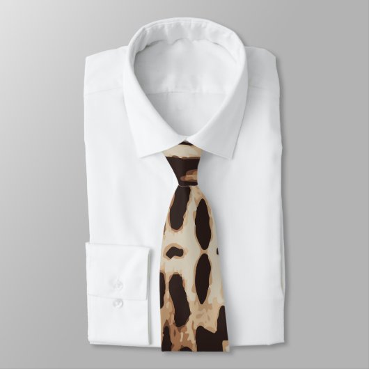 Leopard Print Animal Muster Krawatte (Gebunden)