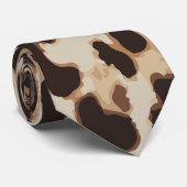 Leopard Print Animal Muster Krawatte (Gerollt)