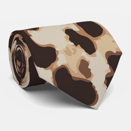 Leopard Print Animal Muster Krawatte (Gerollt)