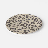 Leopard Print Animal Muster Pappteller (Schrägansicht)
