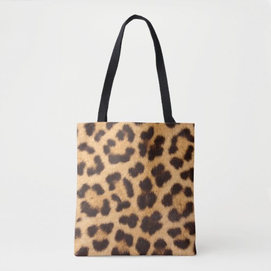 Leopard Print Animal Muster Totbeutel Tasche (Vorderseite)