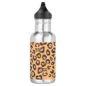 Leopard Print Animal Mustergemälde Edelstahlflasche (Rechts)