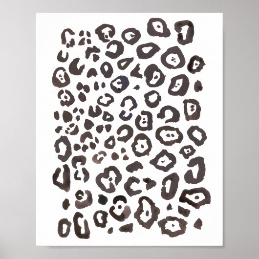 Leopard Print Animal Mustergemälde Poster (Vorne)