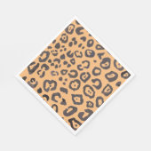 Leopard Print Animal Mustergemälde Serviette (Ecke)