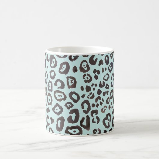 Leopard Print Animal Print Muster Kaffeetasse (Mittel)