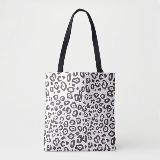 Leopard Print Animal Print Tag Tasche (Vorderseite)
